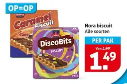 Hoogvliet Alle Nora biscuit aanbieding