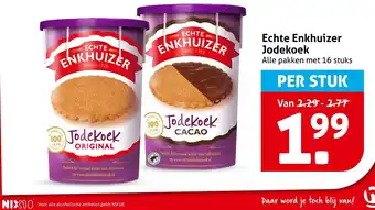 Hoogvliet Alle Echte Enkhuizer Jodekoek aanbieding