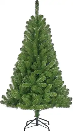Intratuin Black Box kunstkerstboom Alderfen D 94 H 150 cm aanbieding