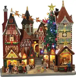 Intratuin Lemax Caddington Village kerstdorp christkindle square (dorpscentrum) 11 x 28 x 27,5 cm aanbieding
