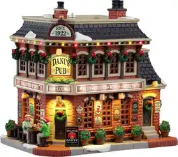 Intratuin Lemax Caddington Village kersthuisje dani's pub (café pub) 12 x 19 x 18 cm aanbieding