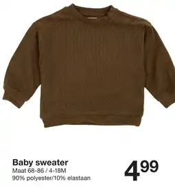 Zeeman Baby sweater aanbieding