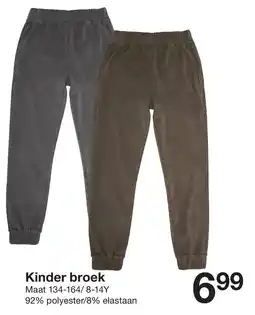 Zeeman Kinder broek aanbieding