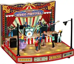 Intratuin Lemax Carnival kerstdorp big top holiday music festival (muziek festival) 26,4 x 19,9 x 26,7 cm aanbieding