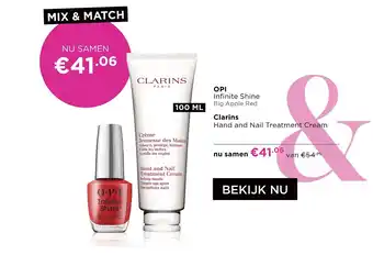 ICI Paris XL OPI en Clarins aanbieding