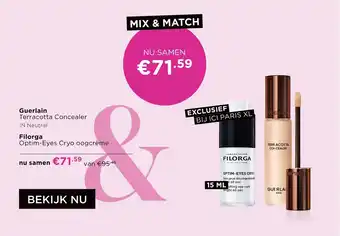 ICI Paris XL Guerlain en Filorga aanbieding