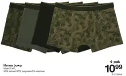 Zeeman Heren boxer aanbieding