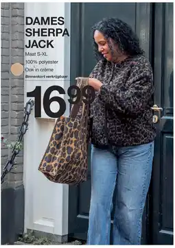 Zeeman DAMES SHERPA JACK aanbieding