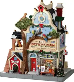 Intratuin Lemax Harvest Crossing kersthuisje pet kingdom (dierenwinkel) 12,5 x 19,2 x 25,5 cm aanbieding