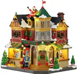 Intratuin Lemax Caddington Village kerstdorp tidings and joy (speelgoedwinkel) 26,4 x 22,4 x 26,7 cm aanbieding