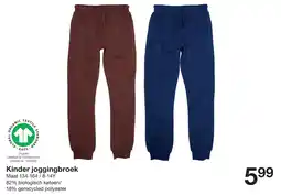 Zeeman Kinder joggingbroek aanbieding