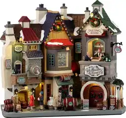 Intratuin Lemax Caddington Village kerstdorp hillside winery (wijnhandel) 28 x 10 x 25,5 cm aanbieding