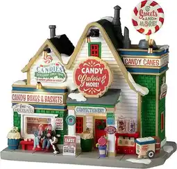 Intratuin Lemax Harvest Crossing kersthuisje candy galore & more (snoepwinkel) 12,5 x 21 x 20 cm aanbieding