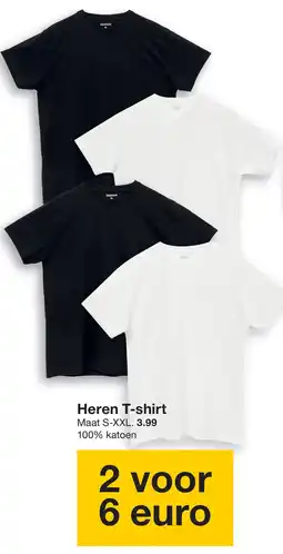 Zeeman Zeeman Heren T-shirt aanbieding