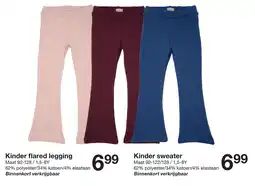 Zeeman Kinder flared legging aanbieding