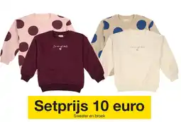 Zeeman Sweater en broek aanbieding