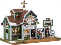 Intratuin Lemax Harvest Crossing kerstdorp woolly wonderland ranch (kinderboerderij) 11,5 x 21,5 x 13 cm aanbieding