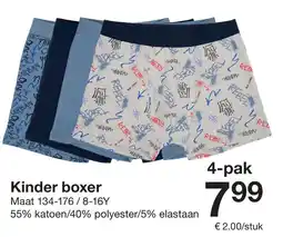 Zeeman Kinder boxer aanbieding