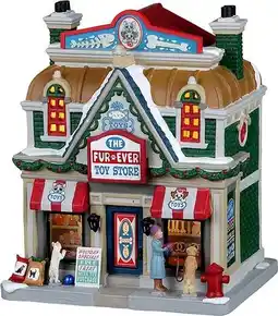 Intratuin Lemax Caddington Village kersthuisje fur-ever toy store (speelgoedwinkel) 15 x 12,3 x 18 cm aanbieding