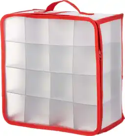 Intratuin Intratuin kerstballen opbergbox voor 32 kerstballen transparant 34 x 34 x 60 cm aanbieding