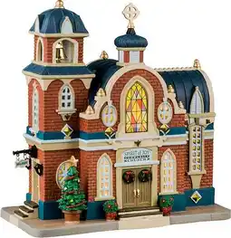 Intratuin Lemax Caddington Village kersthuisje spirits of joy church (kerk) 12 x 21,5 x 22 cm aanbieding