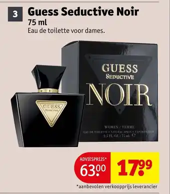 Kruidvat Guess Seductive Noir aanbieding