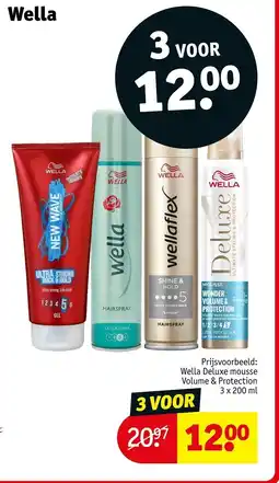 Kruidvat Wella Deluxe mousse aanbieding