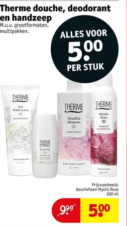 Kruidvat Therme douche, deodorant en handzeep aanbieding
