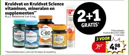 Kruidvat Kruidvat en Kruidvat Science vitamines, mineralen en supplementen aanbieding