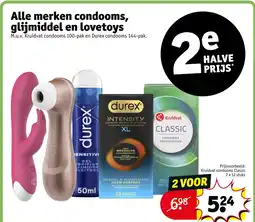 Kruidvat Condooms, glijmiddel en lovetoys aanbieding