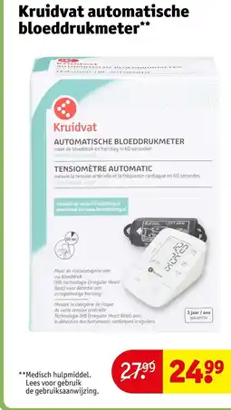 Kruidvat Kruidvat automatische bloeddrukmeter aanbieding