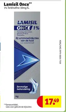 Kruidvat Lamisil Once aanbieding
