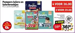 Kruidvat Pampers luiers en luierbroekjes aanbieding