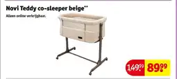 Kruidvat Novi Teddy co-sleeper beige aanbieding