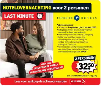 Kruidvat Hotelovernachting aanbieding