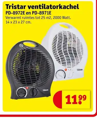 Kruidvat Tristar ventilatorkachel aanbieding