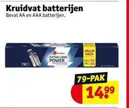Kruidvat Kruidvat batterijen aanbieding