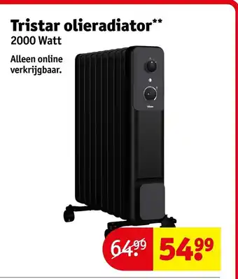 Kruidvat Tristar olieradiator aanbieding