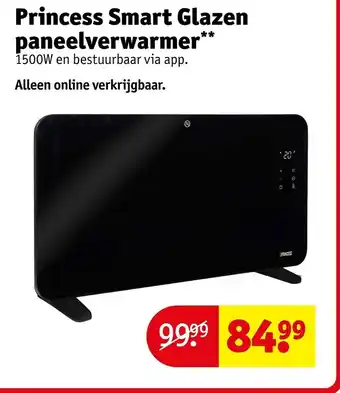 Kruidvat Princess Smart Glazen paneelverwarmer aanbieding