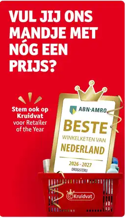 Kruidvat Beste winkelketen van nederland aanbieding