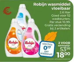 Trekpleister Robijn wasmiddel vloeibaar aanbieding