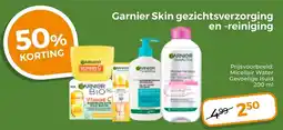 Trekpleister Garnier Skin gezichtsverzorging en -reiniging aanbieding