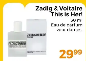 Trekpleister Zadig & Voltaire This is Her! aanbieding