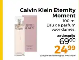 Trekpleister Calvin klein eternity moment aanbieding