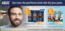 Trekpleister Just for men 1-daagse baard en wenkbrauwkleuring zwart aanbieding
