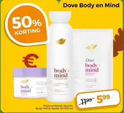 Trekpleister Dove body+mind aanbieding