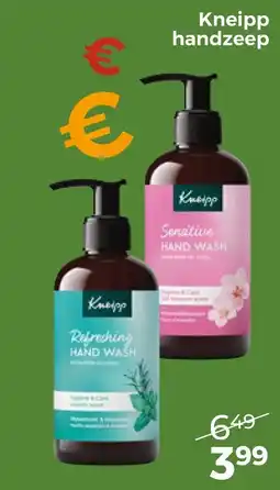 Trekpleister Kneipp handzeep aanbieding