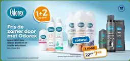 Trekpleister Odorex shower foam almond aanbieding