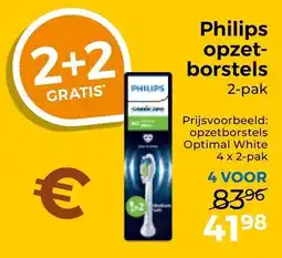 Trekpleister Philips opzetborstels aanbieding