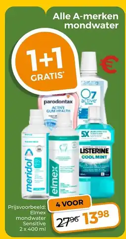 Trekpleister Elmex mondwater Sensitive aanbieding